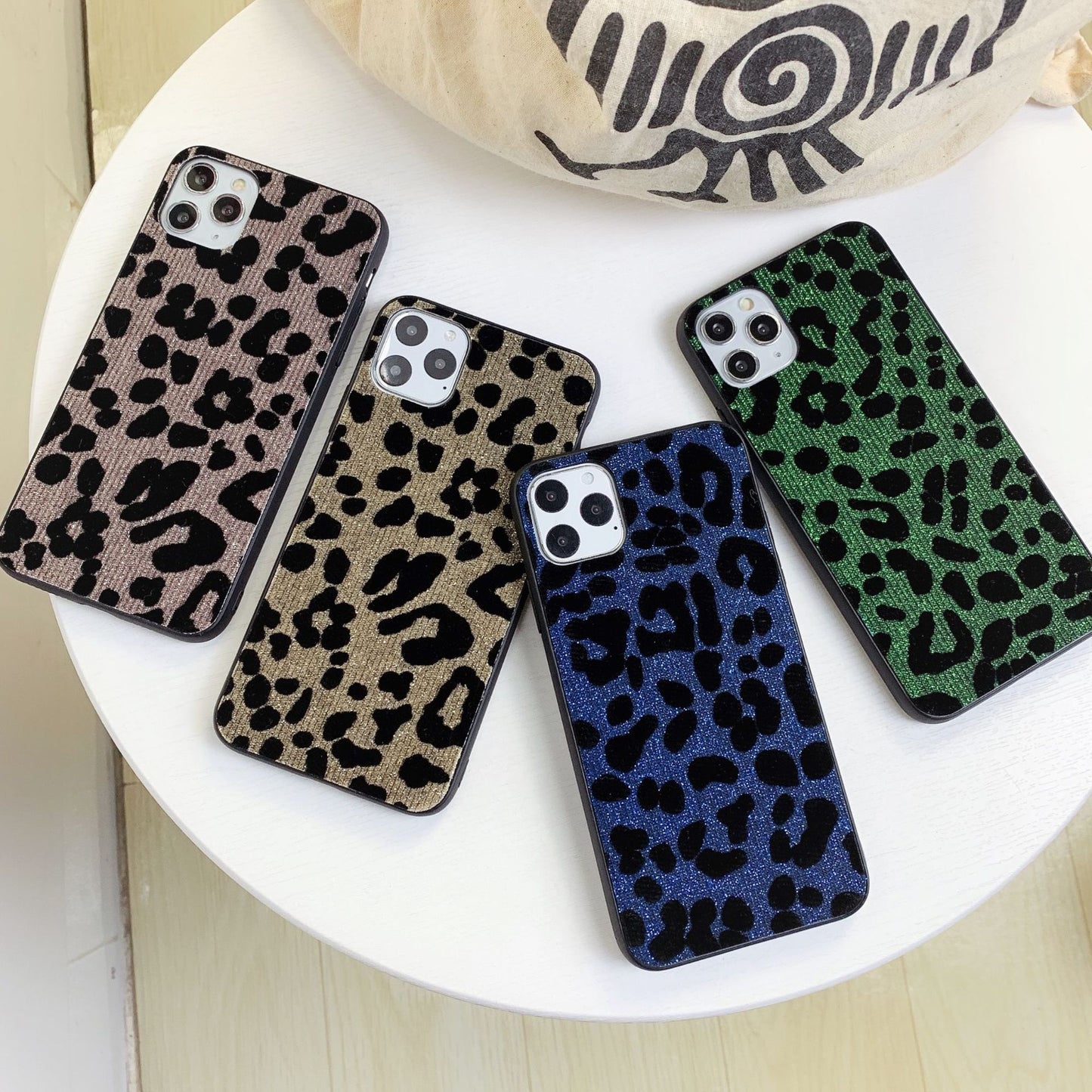 Compatible with Apple , Explosive Autumn And Winter Leopard Print Mobile Phone Case Cover