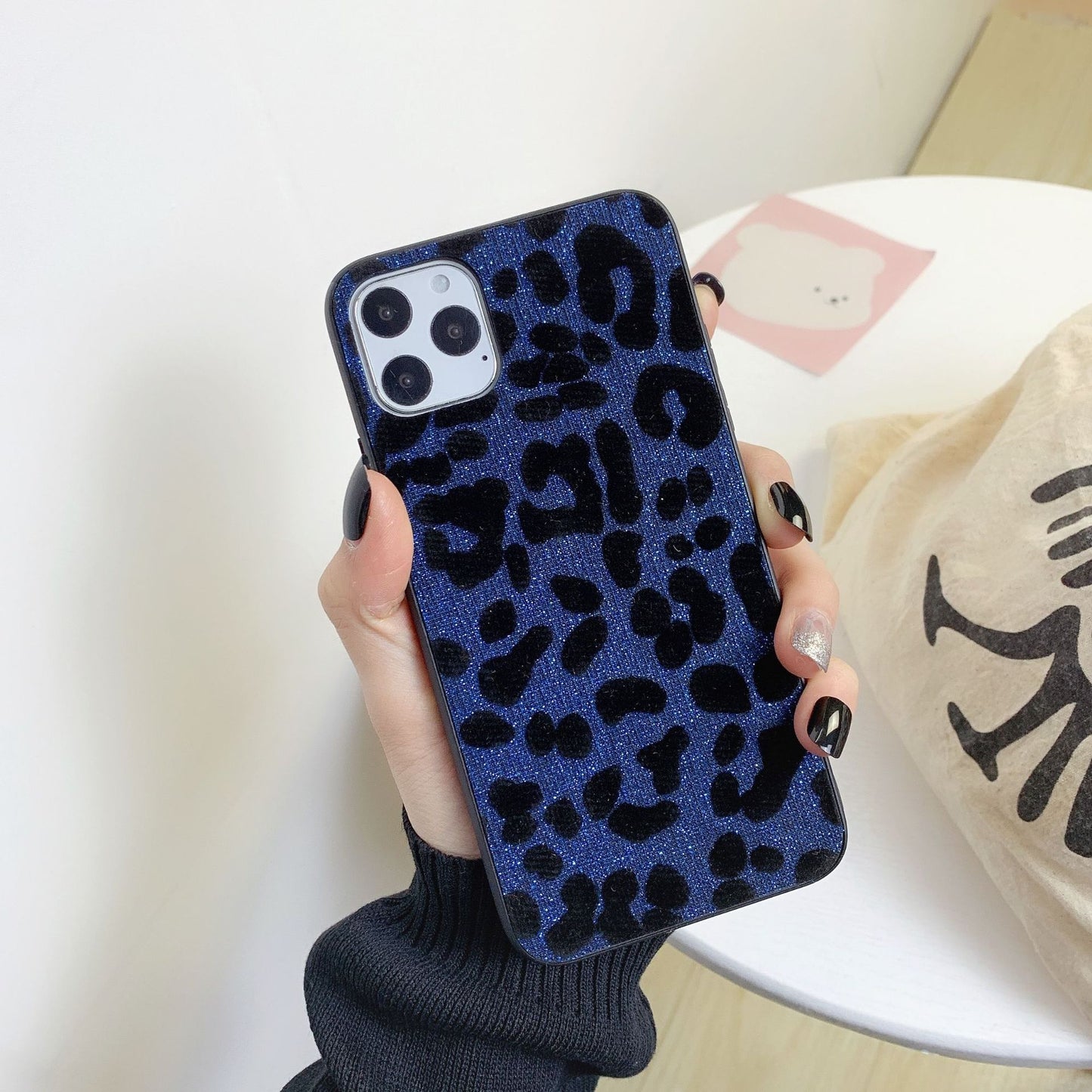 Compatible with Apple , Explosive Autumn And Winter Leopard Print Mobile Phone Case Cover