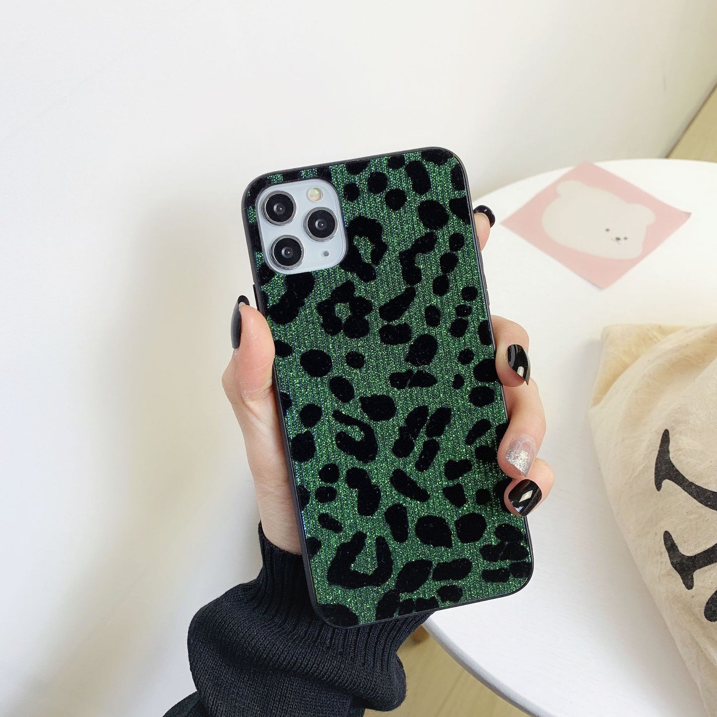 Compatible with Apple , Explosive Autumn And Winter Leopard Print Mobile Phone Case Cover