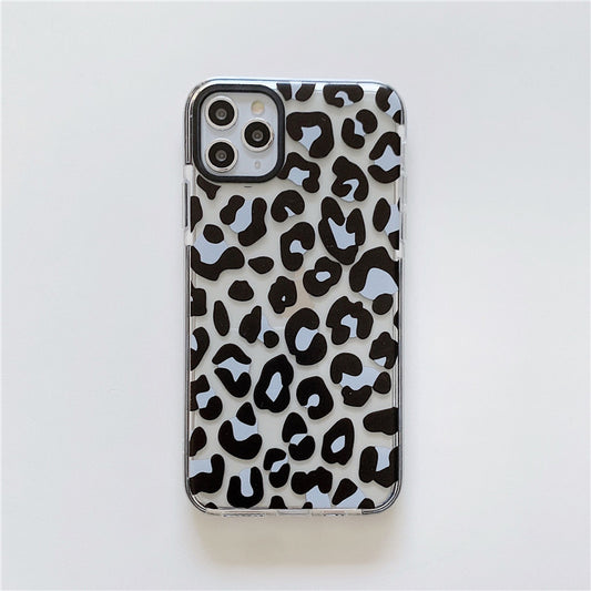 Compatible with Apple, Compatible with Apple , Suitable For Iphone12Promax Mobile Phone Case Apple 11 Two-Color Tpu Leopard Print Protective Cover Xr All-Inclusive Mobile Phone Case